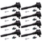 Ford Racing 5.0L/5.2L Hi-Energy Engine Ignition Coils - Set Of 8 - Racecraft Industries