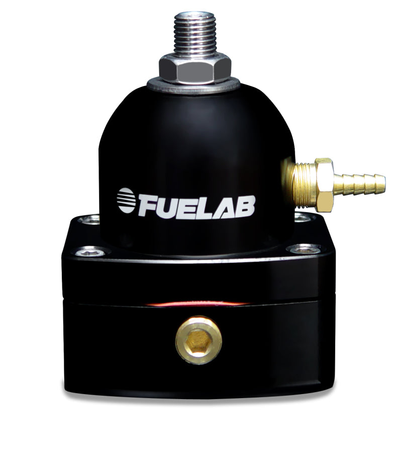 Fuelab 535 EFI Adjustable Mini FPR 25-90 PSI (2) -6AN In (1) -6AN Return - Black - Racecraft Industries