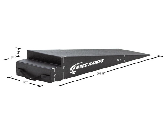 Race Ramps 8in. Trailer Ramps - 8.7 Degree Approach Angle - Racecraft Industries