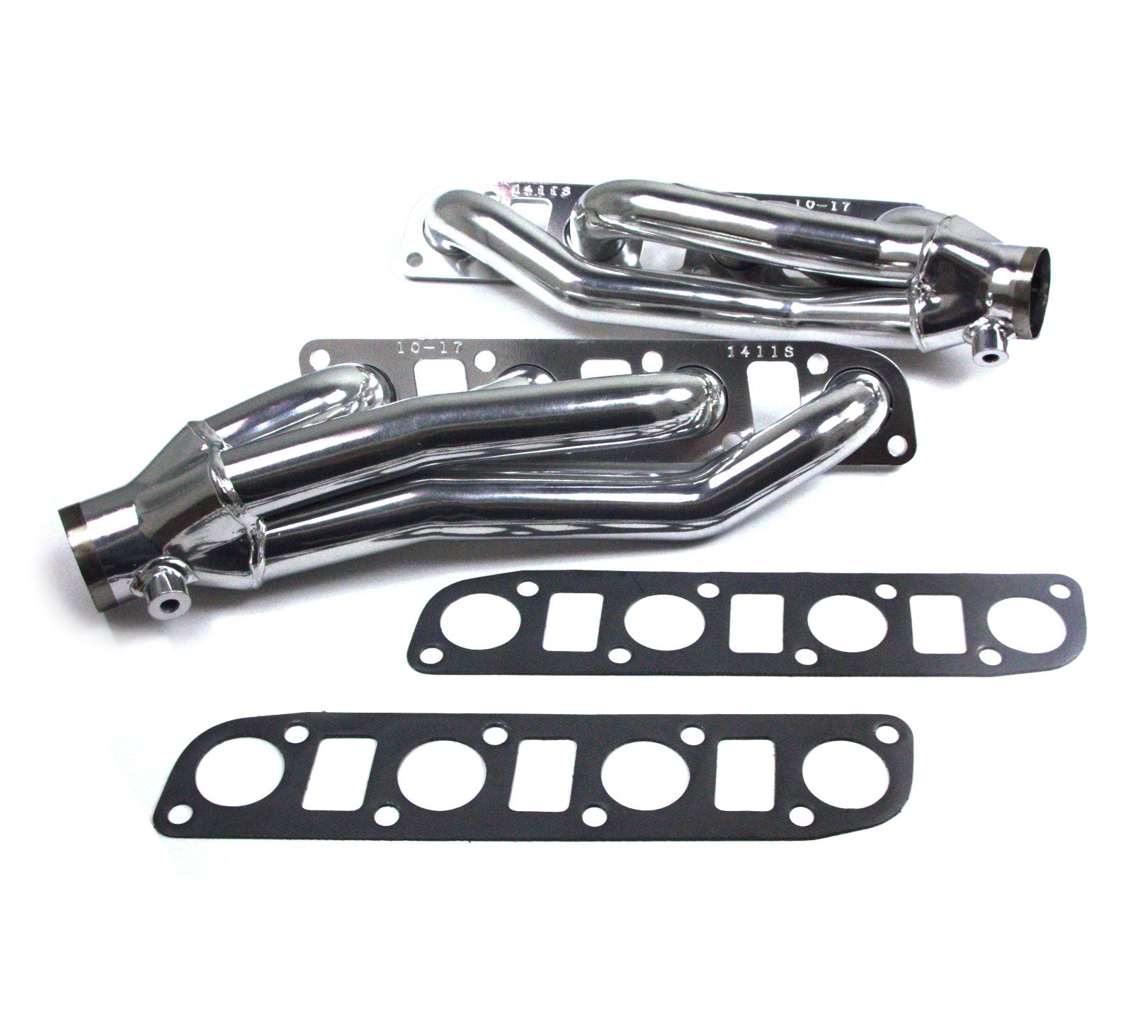 JBA Cat4Ward Headers for 16-22 Nissan 5.6L Silver Ctd. EPA & CARB legal in 50 states.