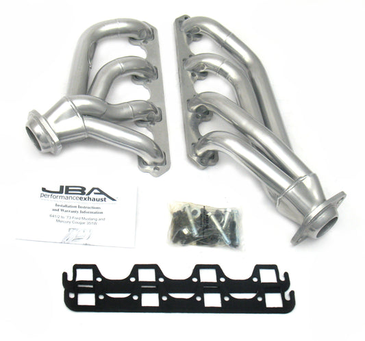 JBA Performance 65-73 Mustang Mid Length 351W Silver Ctd