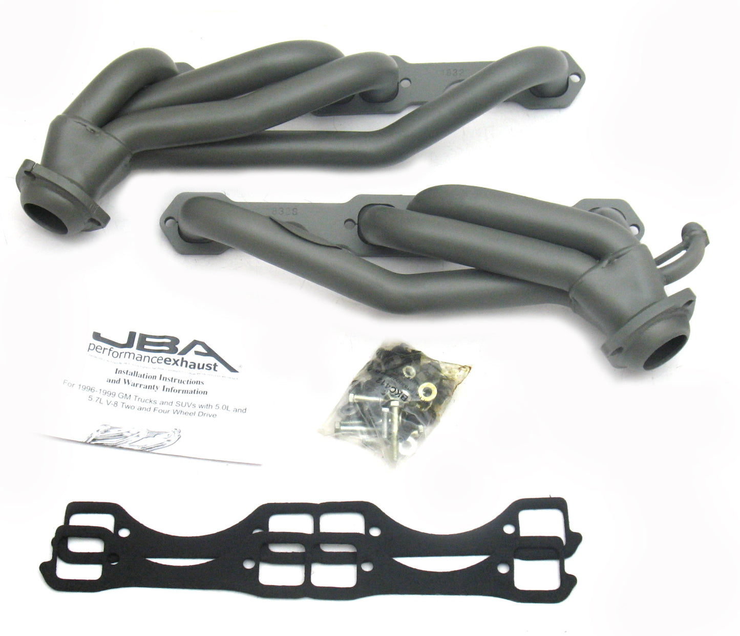 JBA Cat4Ward Headers for 96-00 GM Truck 5.0/5.7L Ti Ctd. EPA & CARB legal in 50 states.