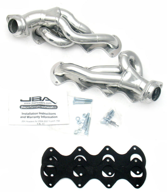 JBA Cat4Ward Headers for 05-10 F-250/350 5.4L Silver Ctd. EPA & CARB legal in 50 states.