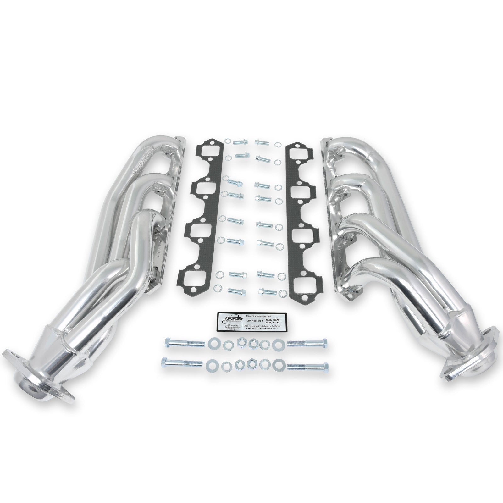 JBA Performance 65-73 Mustang Mid Length 260-302 Silver Ctd