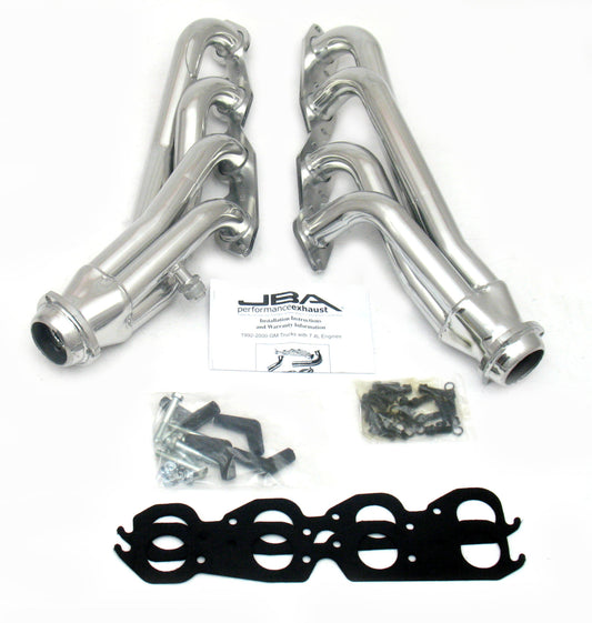 JBA Cat4Ward Headers for 96-00 GM Truck 7.4L Silver Ctd. EPA & CARB legal in 50 states.