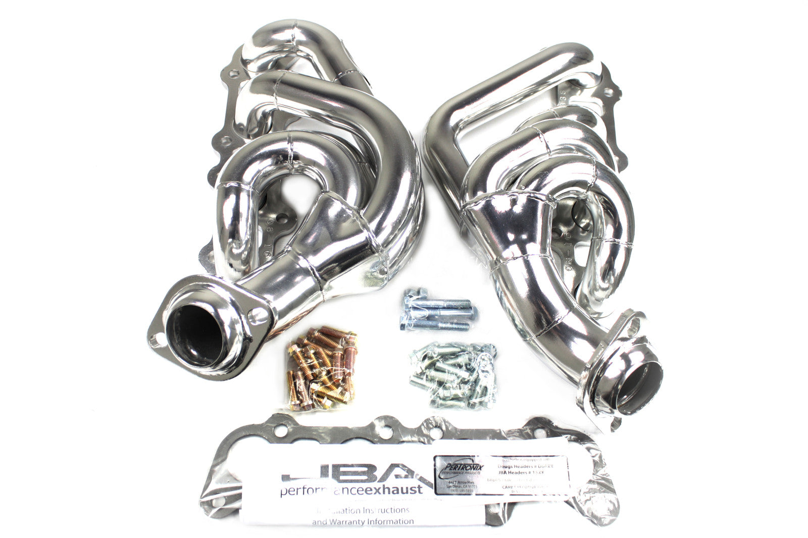 JBA Cat4Ward Headers for 15-22 F-150 5.0L Silver Ctd. EPA & CARB legal in 50 states.