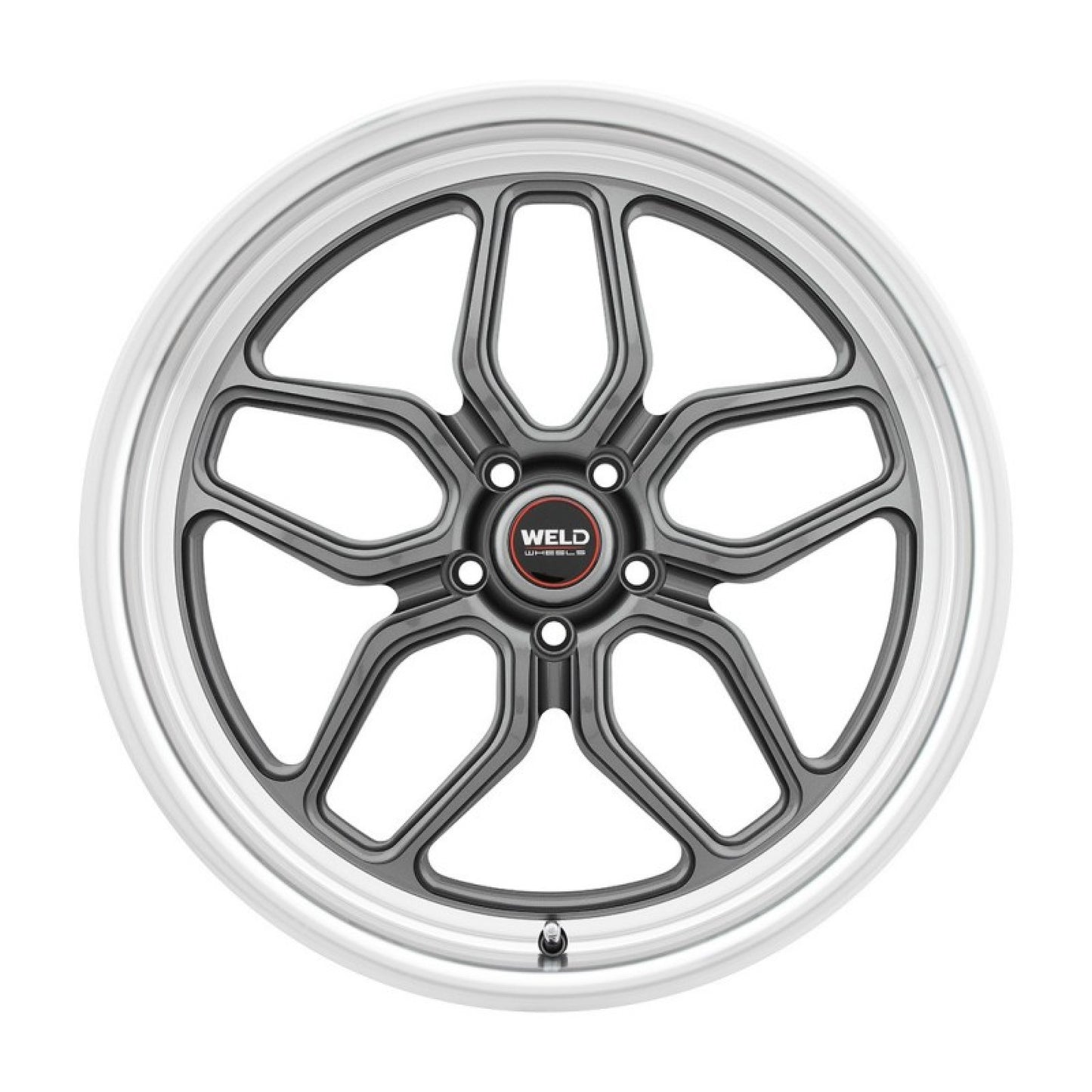 WELD Performance 22x9 Laguna 5x115 ET20 BS5.75 Gloss GUN Diamond Lip 71.5 Wheel