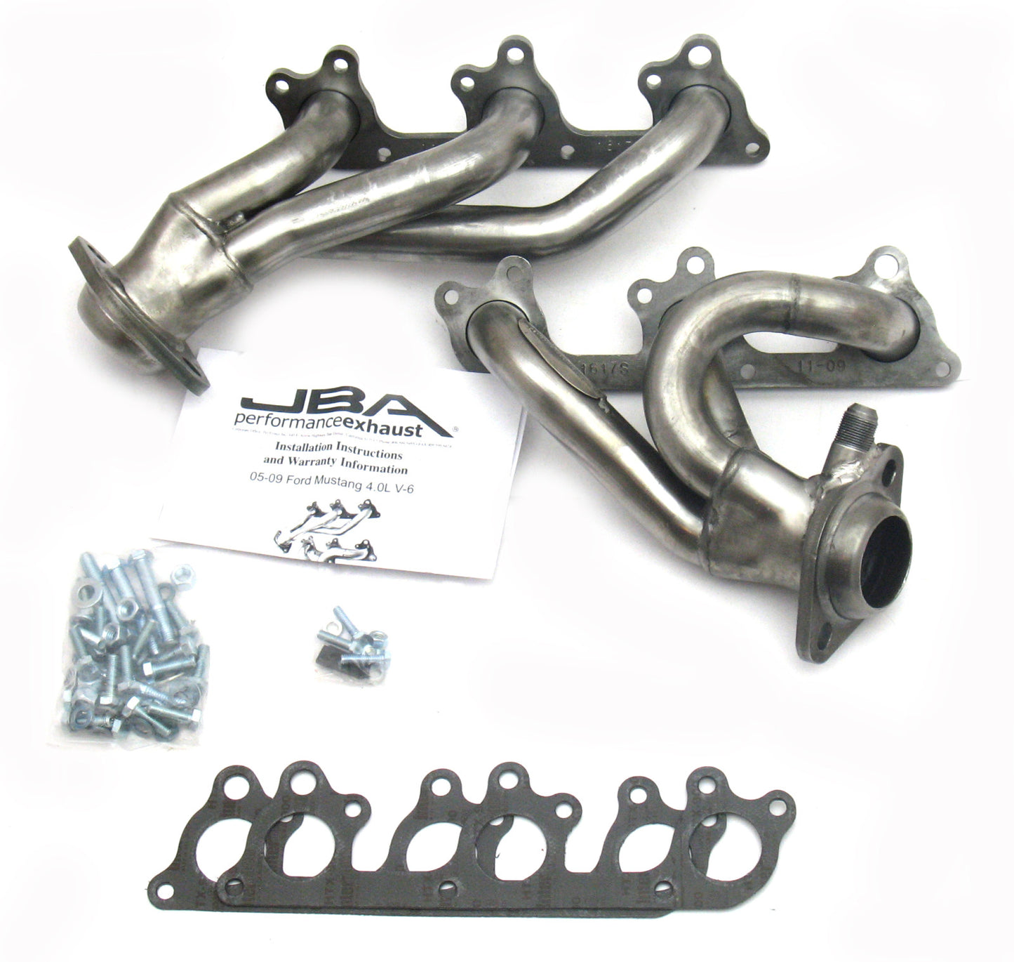 JBA Headers for 05-10 Mustang V6. EPA & CARB legal in 50 states.