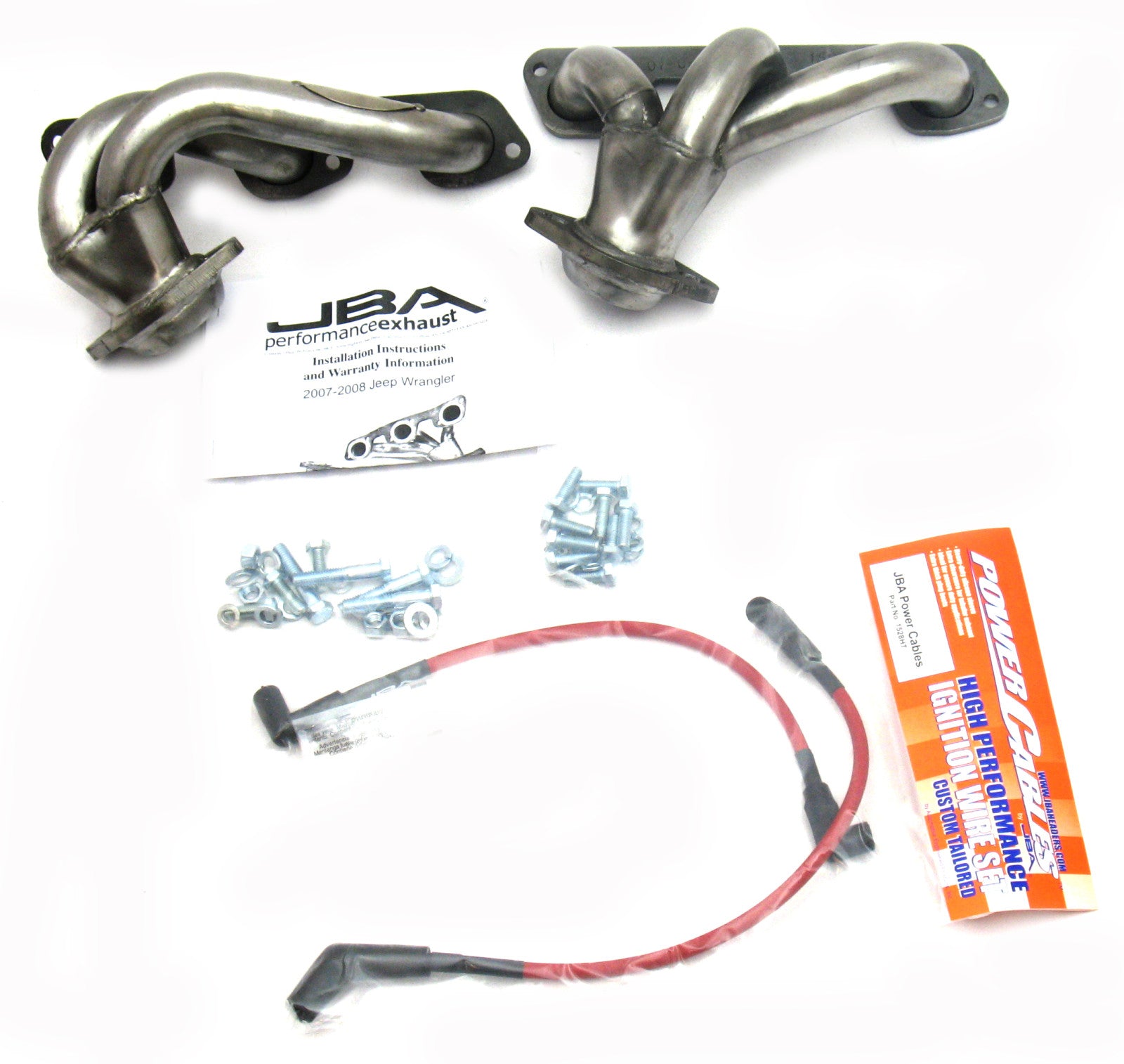 JBA Cat4Ward Headers for 07-11 JEEP 3.8L Raw 409. EPA & CARB legal in 50 states.