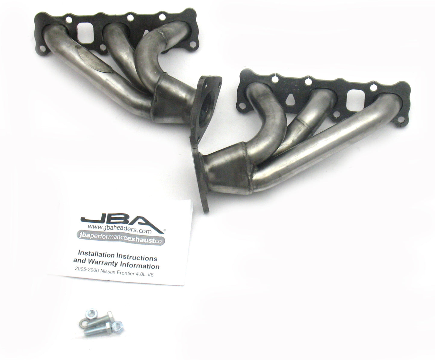 JBA Cat4Ward Headers for 04-19 Nissan 4.0L Raw 409. EPA & CARB legal in 50 states.