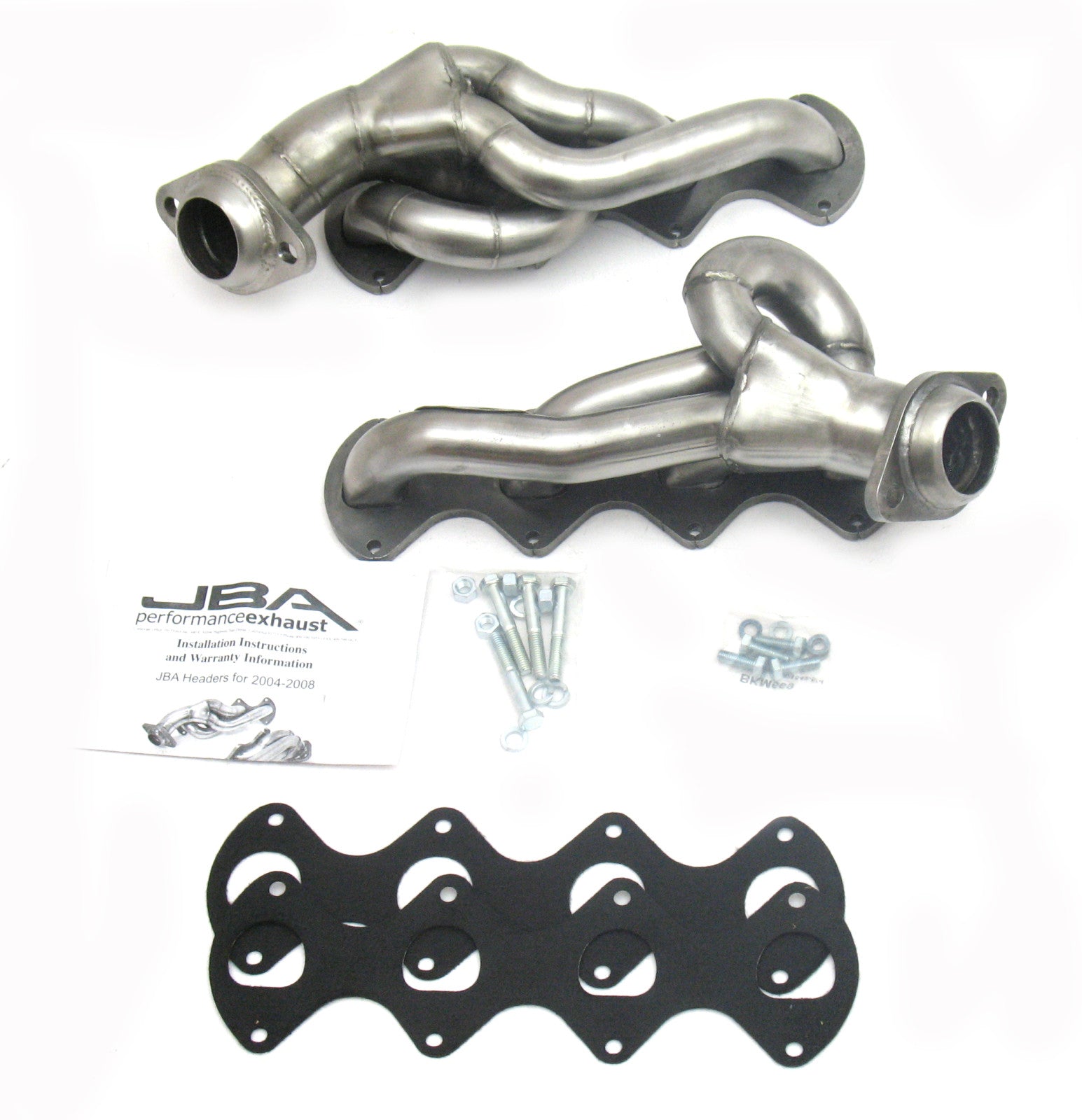 JBA Cat4Ward Headers for 05-10 F-250/350 5.4L Raw 409. EPA & CARB legal in 50 states.