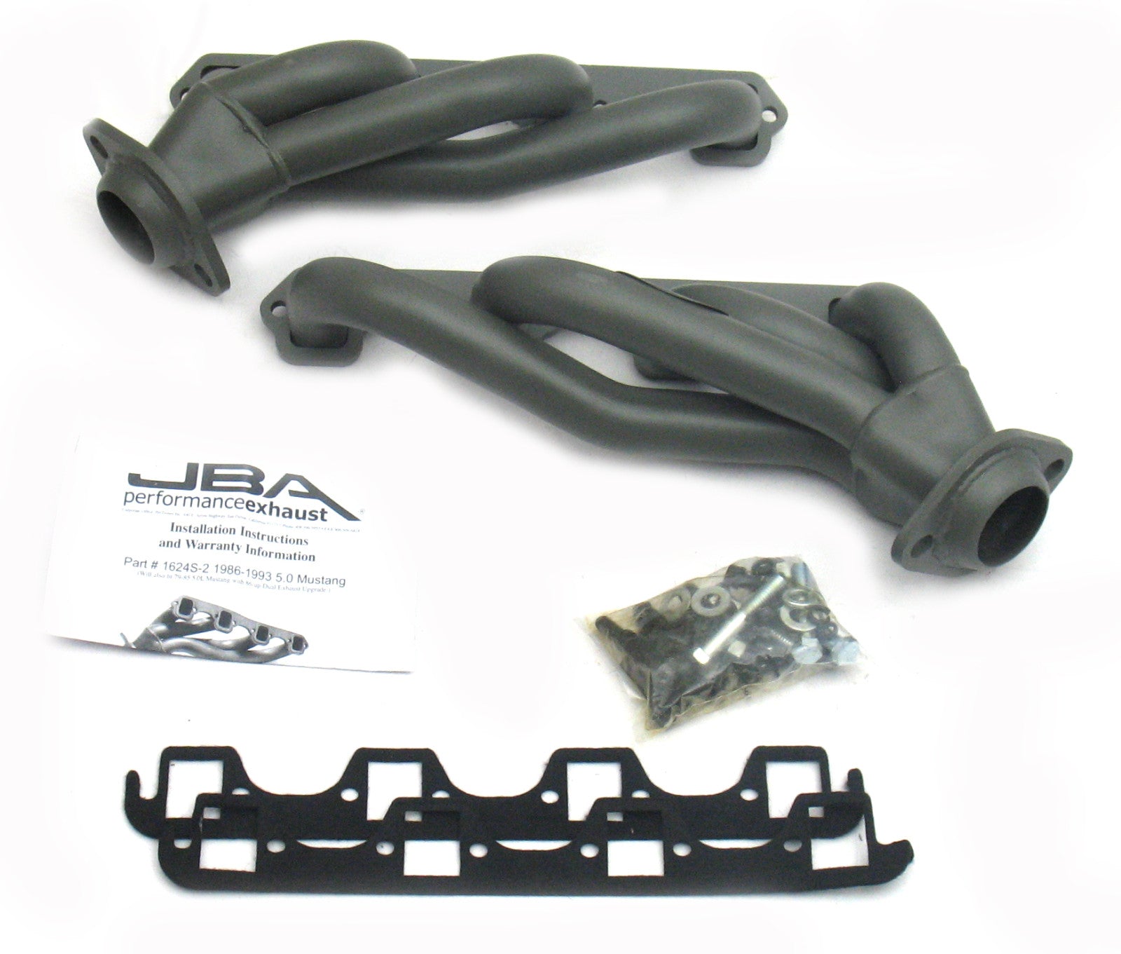 JBA Cat4Ward Headers for 86-93 Mustang 5.0L Ti Ctd. EPA & CARB legal in 50 states.