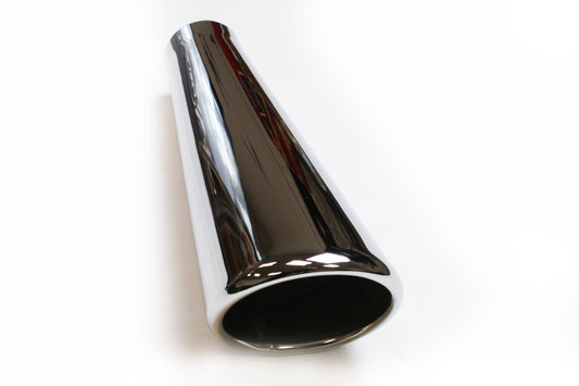 JBA Performance 2? x 4? x 11? Rolled S/S Chrome Trumpet Tip