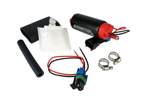 Aeromotive Fuel Pump, E85, Offset Inlet - Inlet inline w/ outlet, 340lph (This item will supersede P/N 11142)