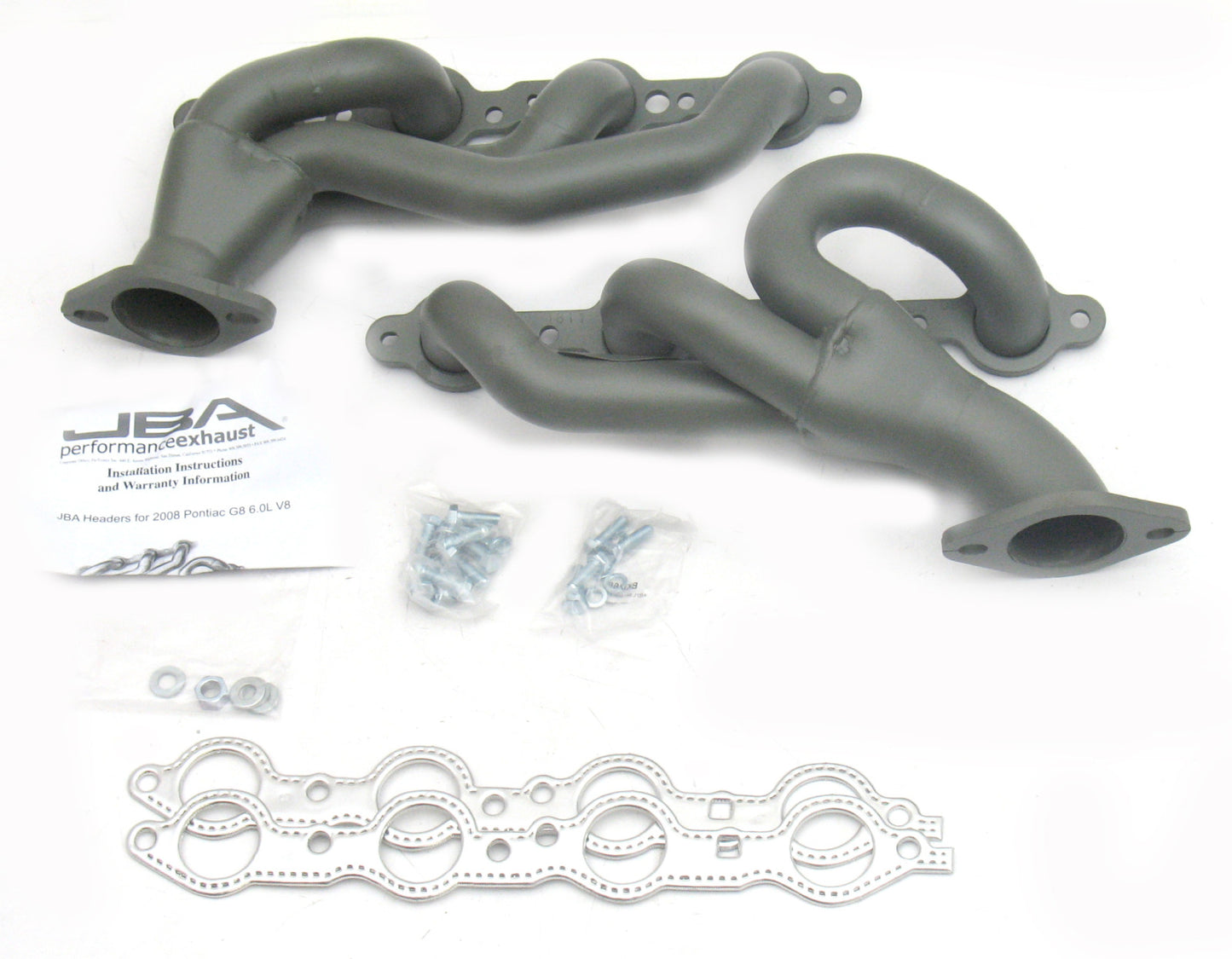 JBA Cat4Ward Headers for 08-09 G8 6.0/6.2L Ti Ctd. EPA & CARB legal in 50 states.