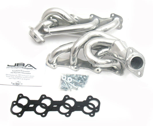 JBA Cat4Ward Headers for 97-03 F-150 5.4L Silver Ctd. EPA & CARB legal in 50 states.