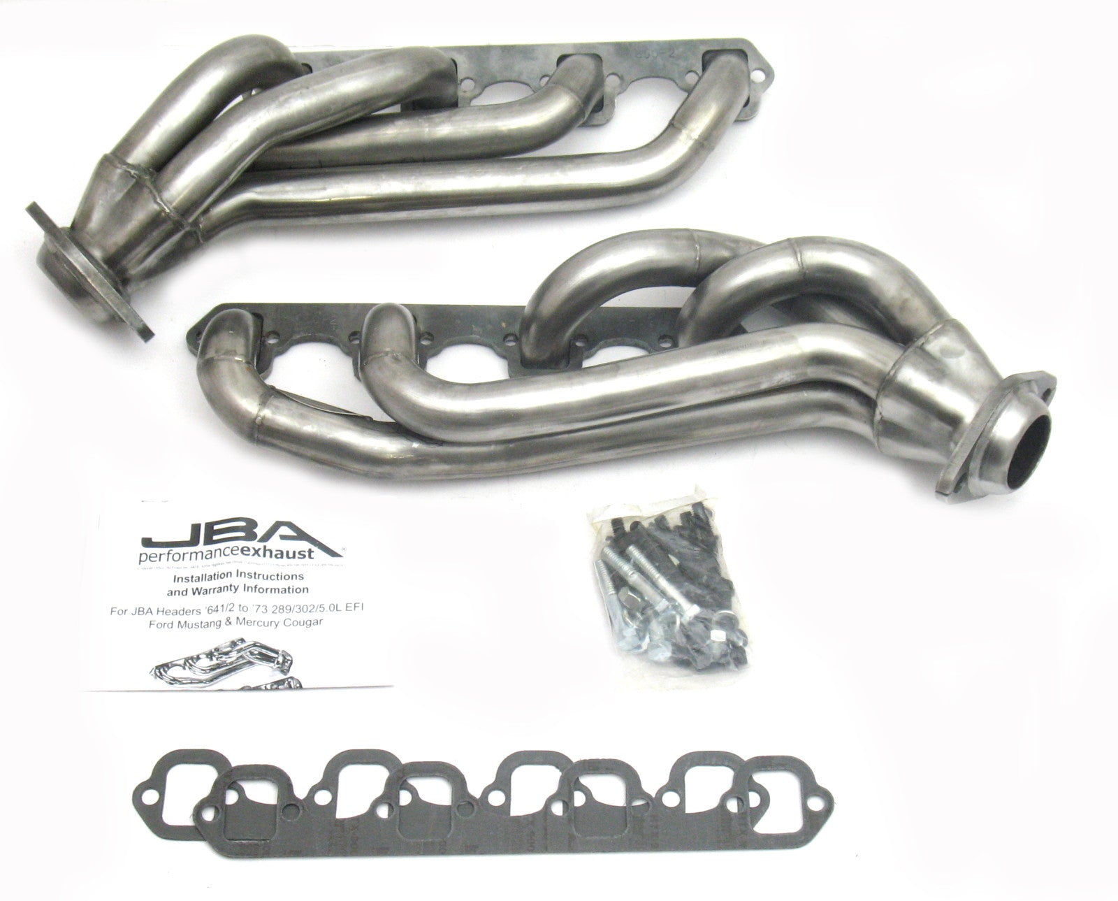 JBA Performance 65-73 Mustang Mid Length 260-302 Raw 409