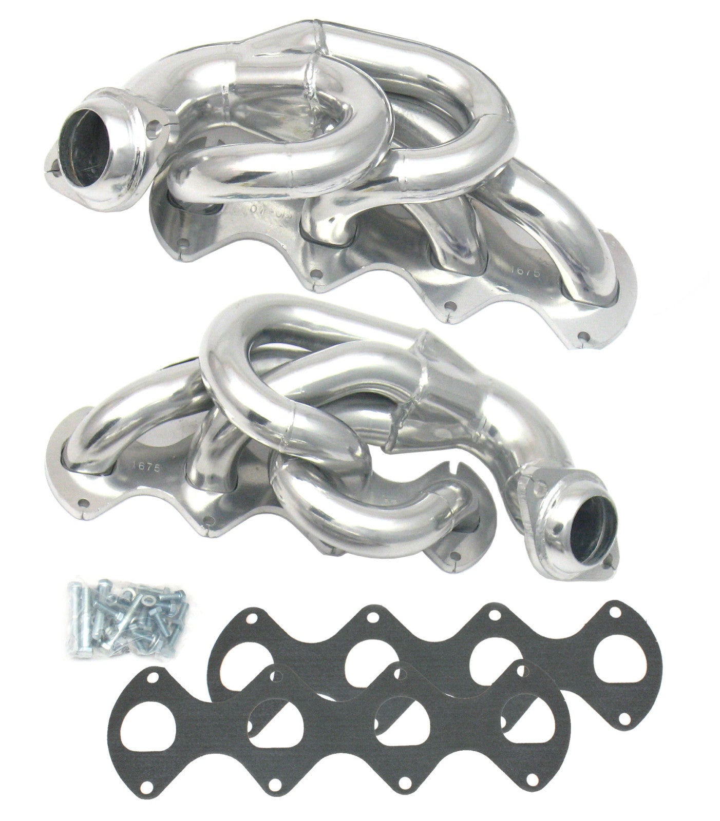 JBA Cat4Ward Headers for 05-10 Mustang 4.6L Silver Ctd. EPA & CARB legal in 50 states.