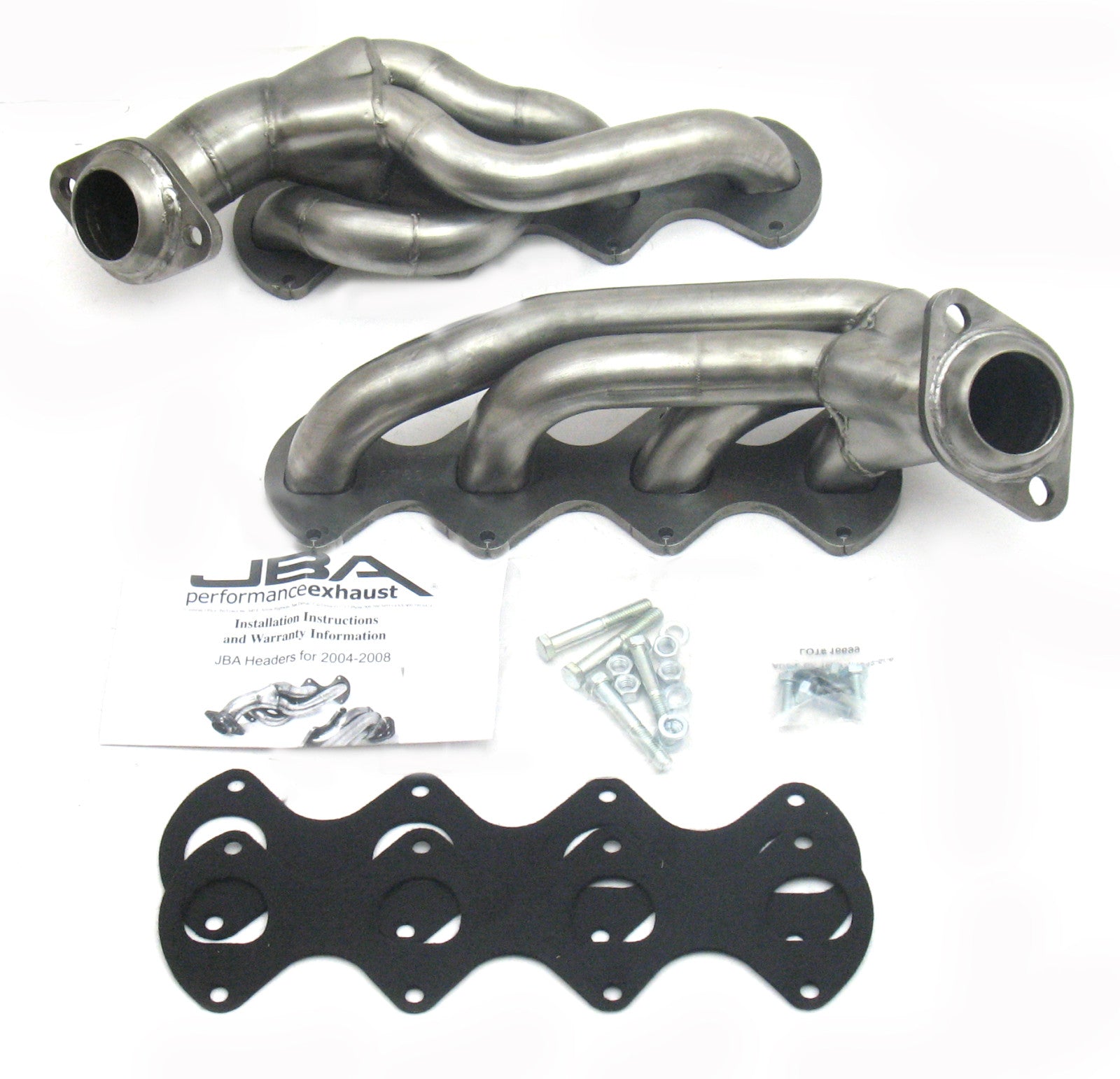 JBA Cat4Ward Headers for 04-10 F-150 5.4L Raw 409. EPA & CARB legal in 50 states.