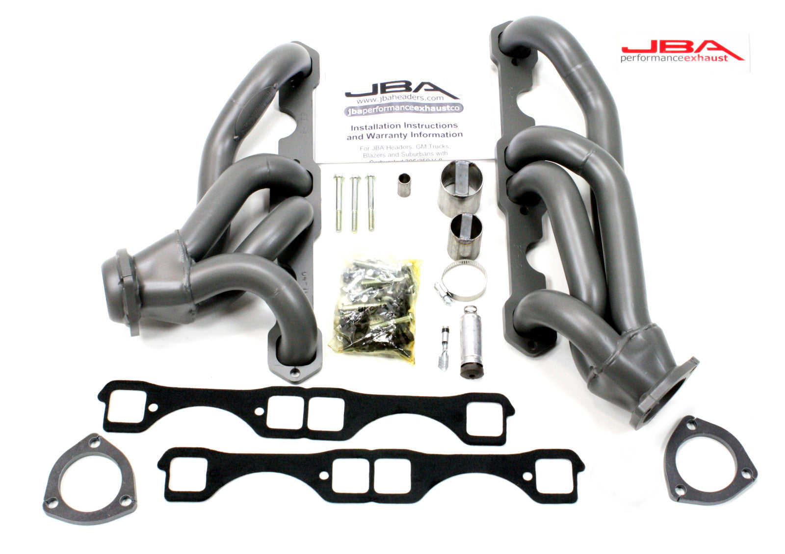 JBA Cat4Ward Headers for 65-86 GM Truck 265-400 Ti Ctd. EPA & CARB legal in 50 states.