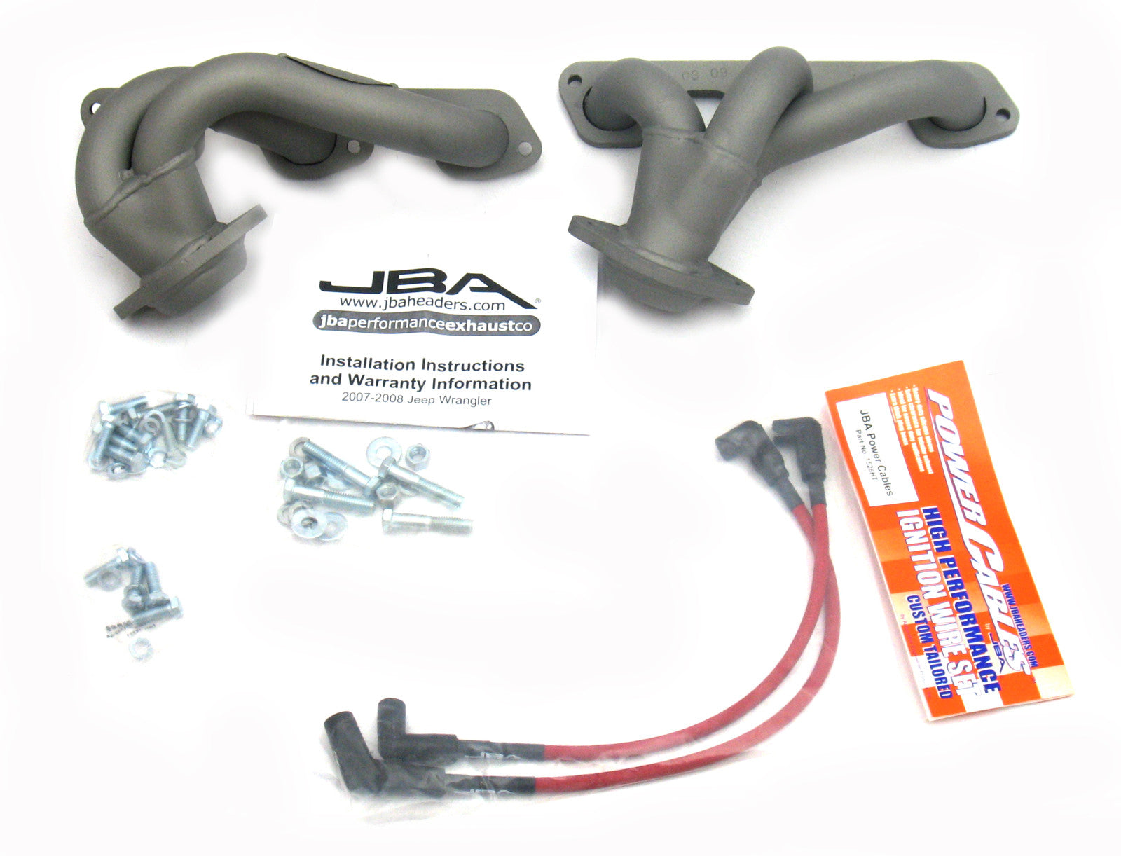 JBA Cat4Ward Headers for 07-11 JEEP 3.8L Ti Ctd. EPA & CARB legal in 50 states.