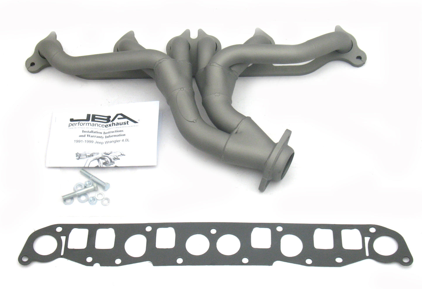 JBA Cat4Ward Headers for 91-99 JEEP 4.0L Ti Ctd. EPA & CARB legal in 50 states.