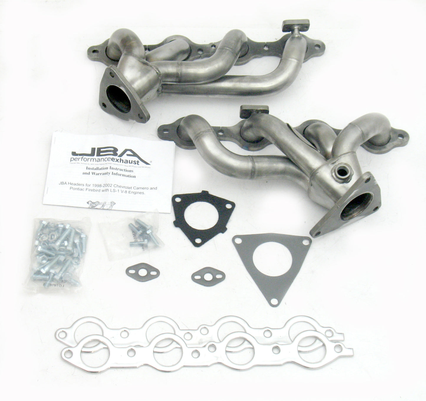 JBA Headers for 01-02 Camaro/Firebird LS1. EPA & CARB legal in 50 states.